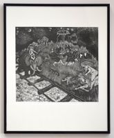 Worm Wim Erotik Akt Elefant sign Phantastische Kunst
