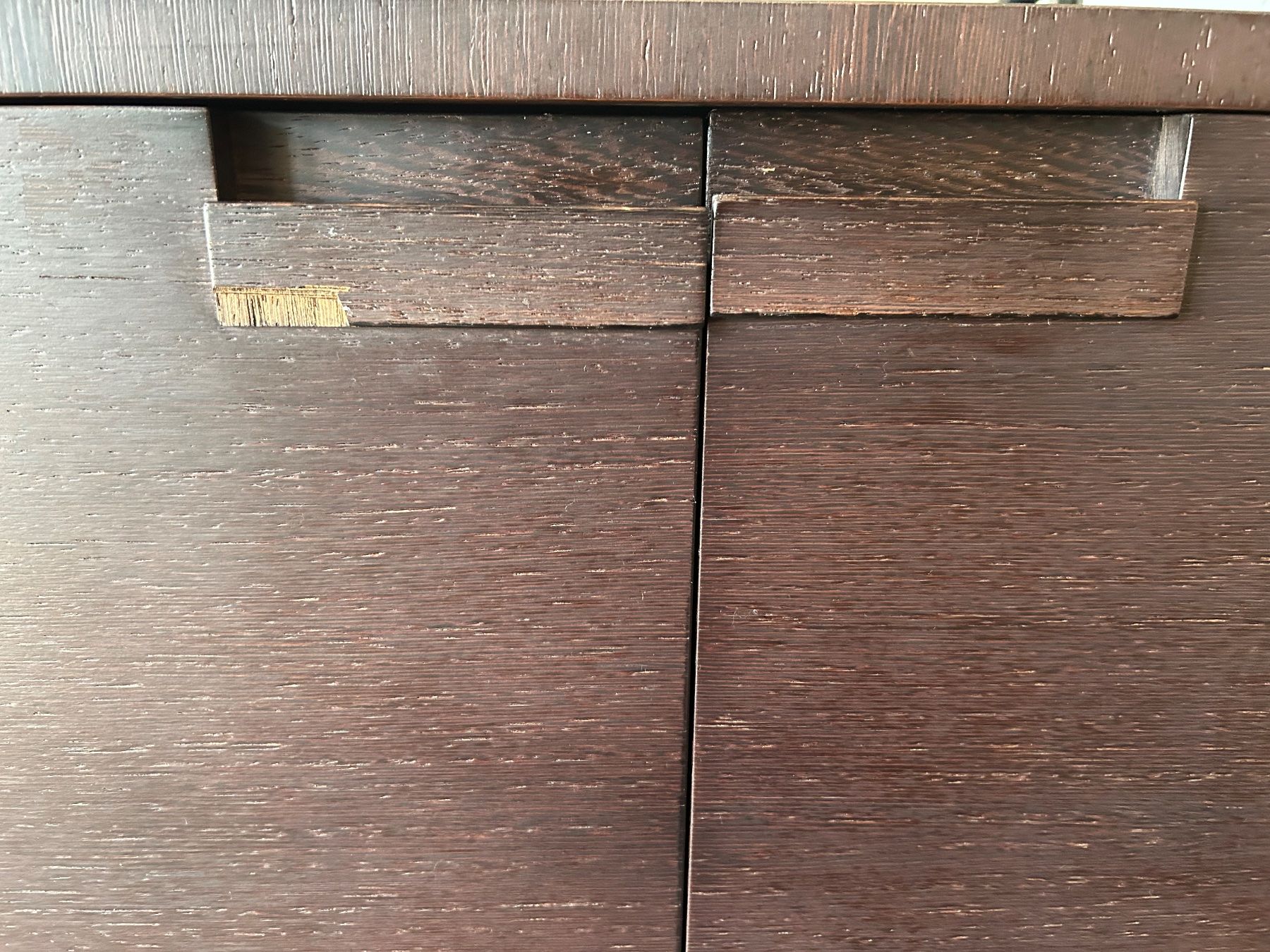 B&B Italia Credenze: Wenge cabinet with metal legs – Usato da Sion venduto da ron_z7y2 2