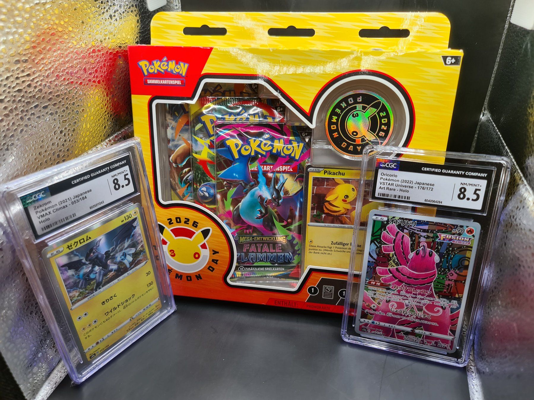 Pokémon Day 2026 DE + Zekrom & Oricorio CGC 8.5 (Neu (gemäss ...