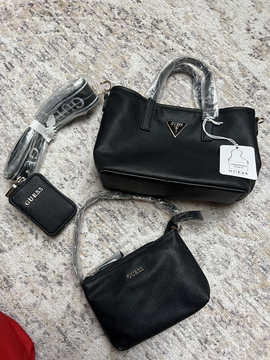 Guess Borse da donna: Guess schwarze Handtasche – Nuovo (secondo la descrizione) da Brunnen venduto da browneyes_007