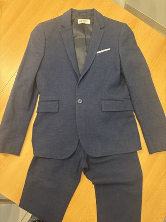 Completo giacca e pantaloni H&M blu taglia 146