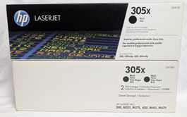 2x Original HP 305X (CE410X) Toner Patrone Black