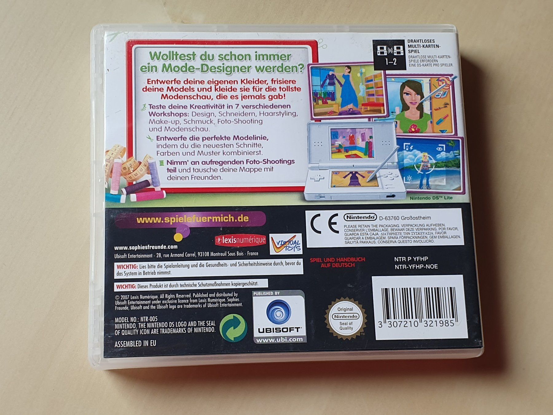 Nintendo Giochi: Sophies Freunde Mode-Designer – Usato da Stansstad venduto da collectorsshop 1