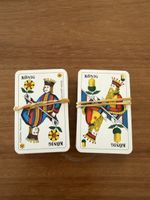 Spielkarten AG Müller Neuhausen Satz mit 2 Decks guter Zusta