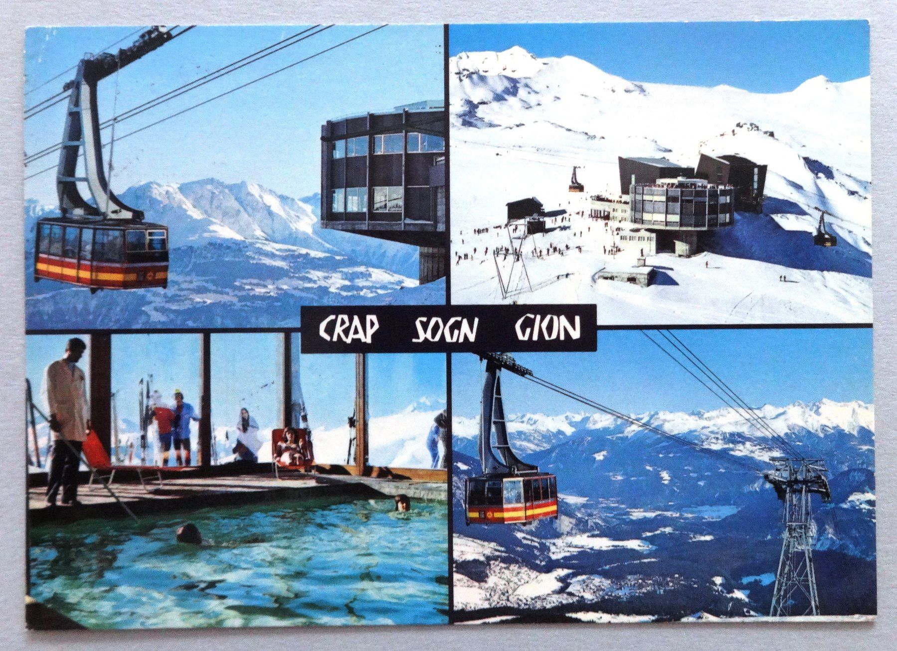 Ansichtskarten: Crap Sogn Gion (2228 m ü.M.) – Gebraucht aus Fétigny von Billy2miny