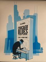 Plakat Chicago Blues 2009 - John Solimine - signiert