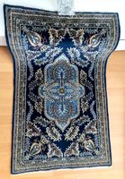 Ghom Perserteppich 120*75cm handg.frisch prof.gewaschen blau