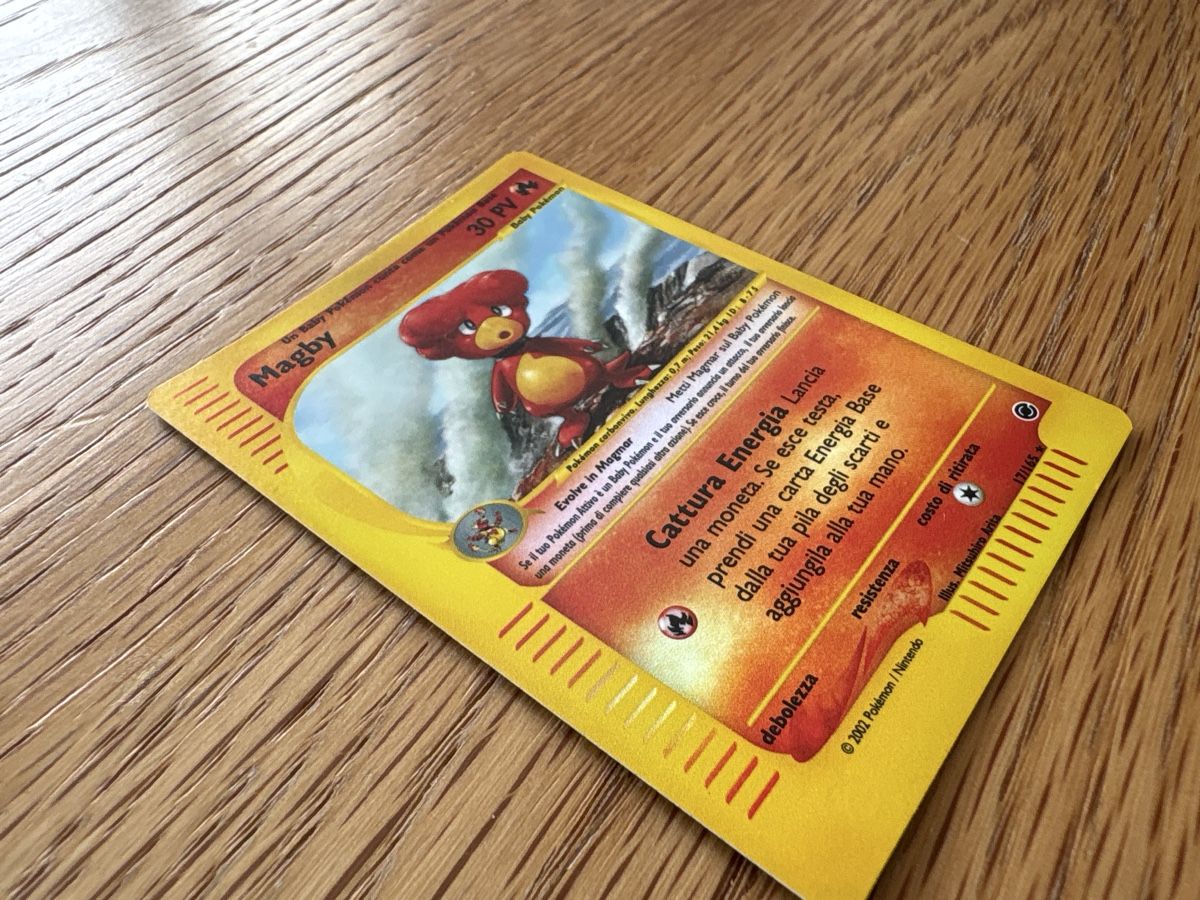 Pokémon Carte collezionabili: Pokemon, Magby, Expedition. Reverse Holo – Usato da Zürich venduto da el_marcel 2