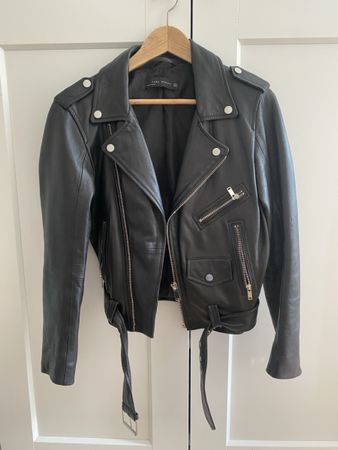 Weiche Lederjacke