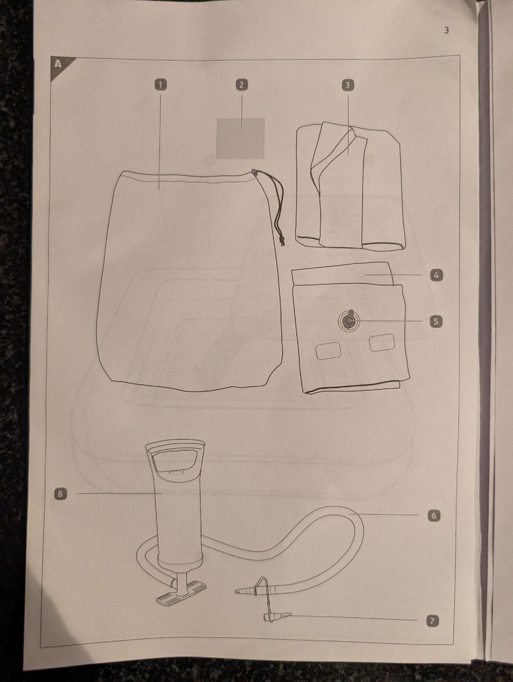 Letti: INTEX Kinder Komfortluftbett mit Pumpe  – Usato da Basel venduto da rubah 2
