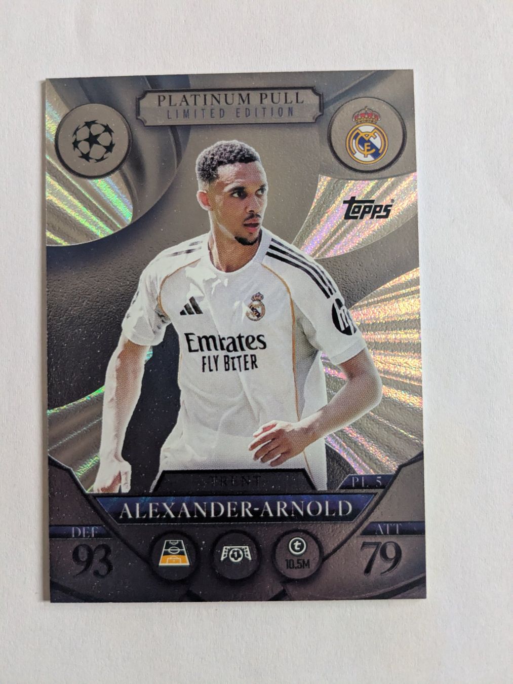Topps Sammelbilder & Trading cards: Topps Match Attax 25/26 Alexander-Arnold Platinum pull – Neu (gemäss Beschreibung) aus Genève von x_m_2v65