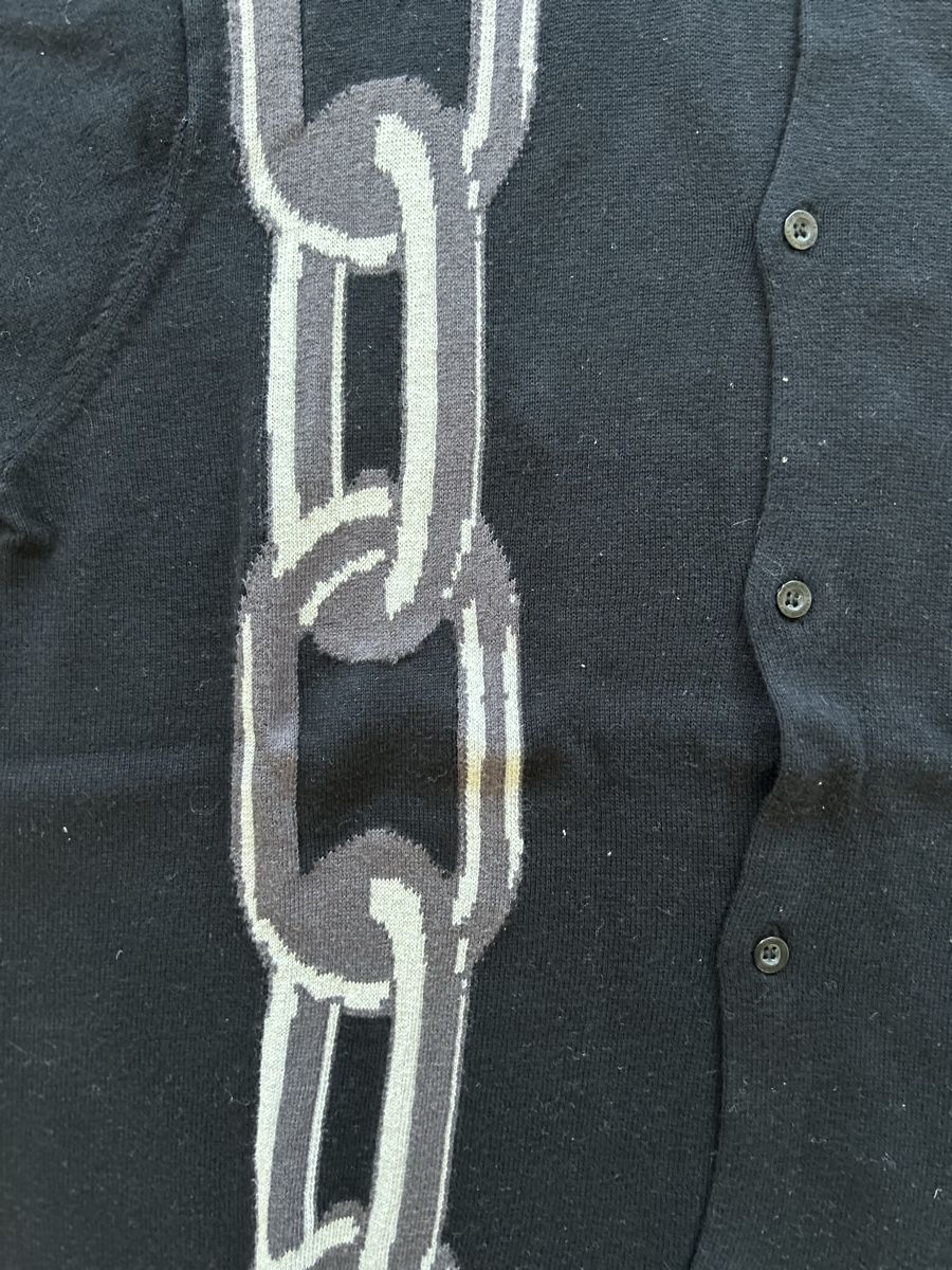 Camicie: HUF Strick Hemd schwarz Kettenmuster  – Nuovo (secondo la descrizione) da Luzern venduto da ameliemueller 2