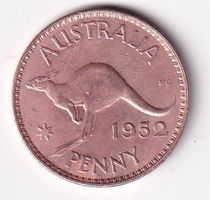 Australien  1 penny 1952
