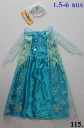 Costume Princesse / Prinzessin t. 5 - 6 ans