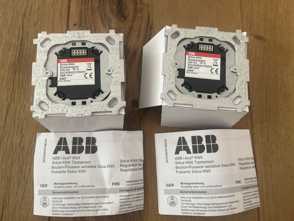 ABB Schalter: ABB SIDUS KNX Tastsensor 2/4 KS01.TYZ.0107 Weiss – Gebraucht aus Zürich von ila_nbb6 1