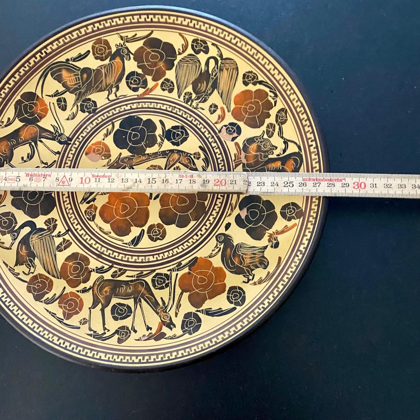 Piatti: Wandteller, Terracotta,  Korinthische Kunst – Usato da Krauchthal venduto da SamsPuce 1