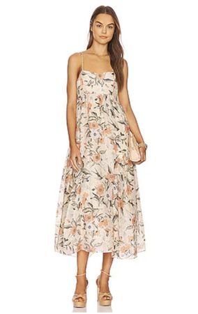 Ulla Johnson Maxikleid, Blumenmuster, Grösse 36, Top Zustand