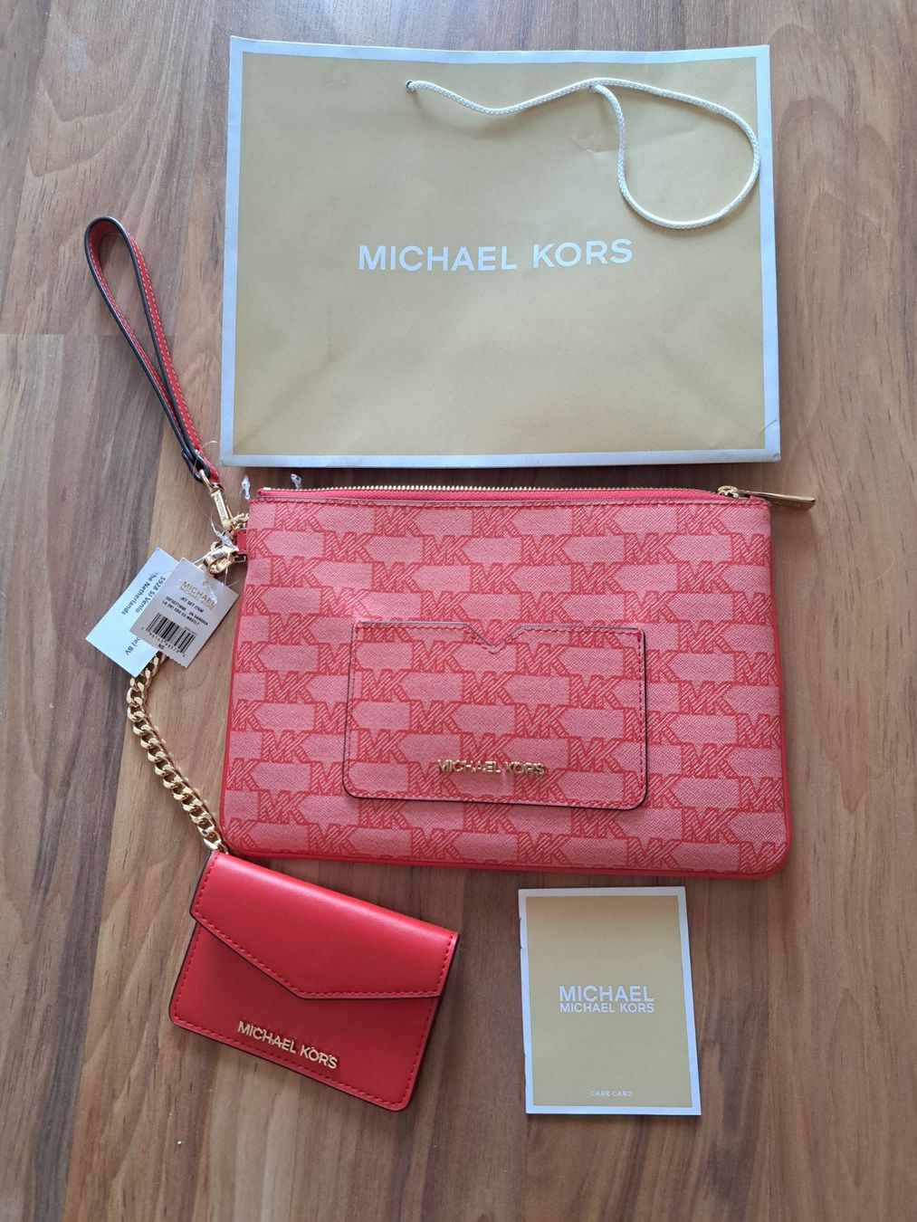 Michael Kors Taschen für Damen: Michael Kors Clutch Set Rot Neu – Neu und originalverpackt aus Oberegg von pumaking 1