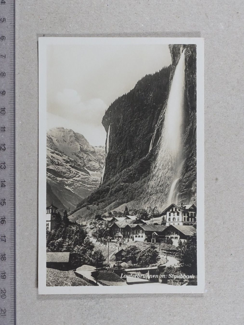 Cartoline postali: Lauterbrunnen, Staubbach – Usato da Lenzburg venduto da fh1