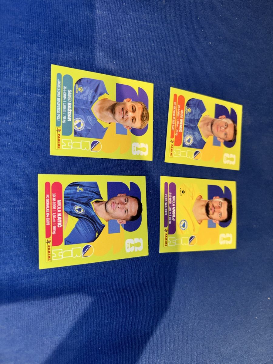 Panini Carte collezionabili: Bosnien 4x panini – Nuovo (secondo la descrizione) da Olten venduto da Melxnie_46