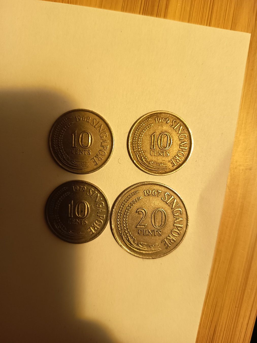 Tutti le monete: 10 + 20 cent singapur   gripnr 93 – Usato da Wattwil venduto da LuckyLegoandCoins 2