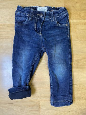 Baby Hose Jeans gefüttert von impidimpi Gr. 74/80