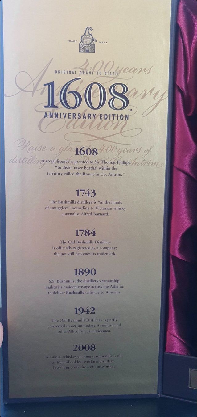 Bevande alcoliche: Bushmills 400th Anniversary Edition – Nuovo e nell'imballaggio originale da Langnau am Albis venduto da jer_pm72 7