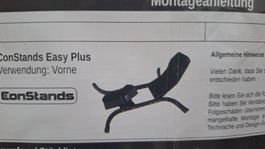 ConStands Easy Plus Motorradständer Vorne NEU