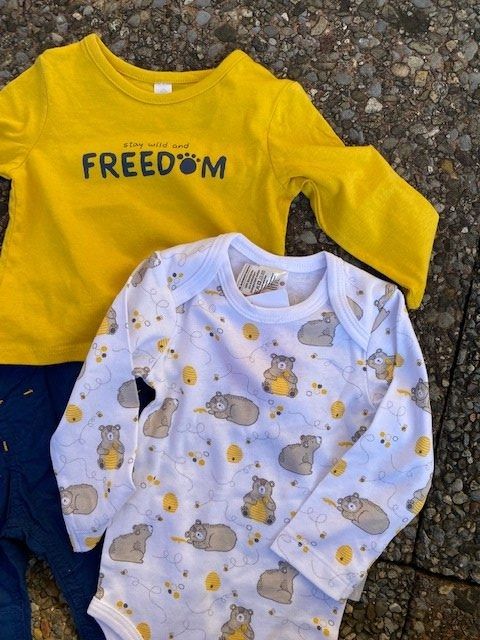 Lotti & Set di vestiti: neues Baby Set Gr. 62/68 "Bär" – Nuovo (secondo la descrizione) da Staufen venduto da Nasli 3