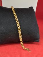 Armband goldfarben Rundgliederkette guter Zustand