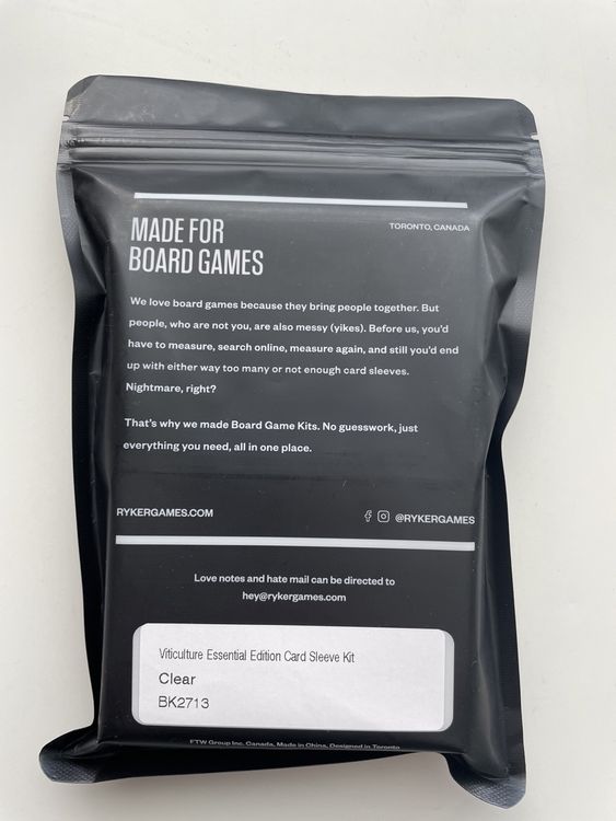 Viticulture Essential Edition Card Sleeve Kit von Ryker Kaufen auf