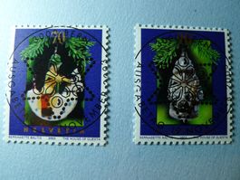 2003 Sondermarken Weihnacht ET Vollstempel m1105 bis m1106