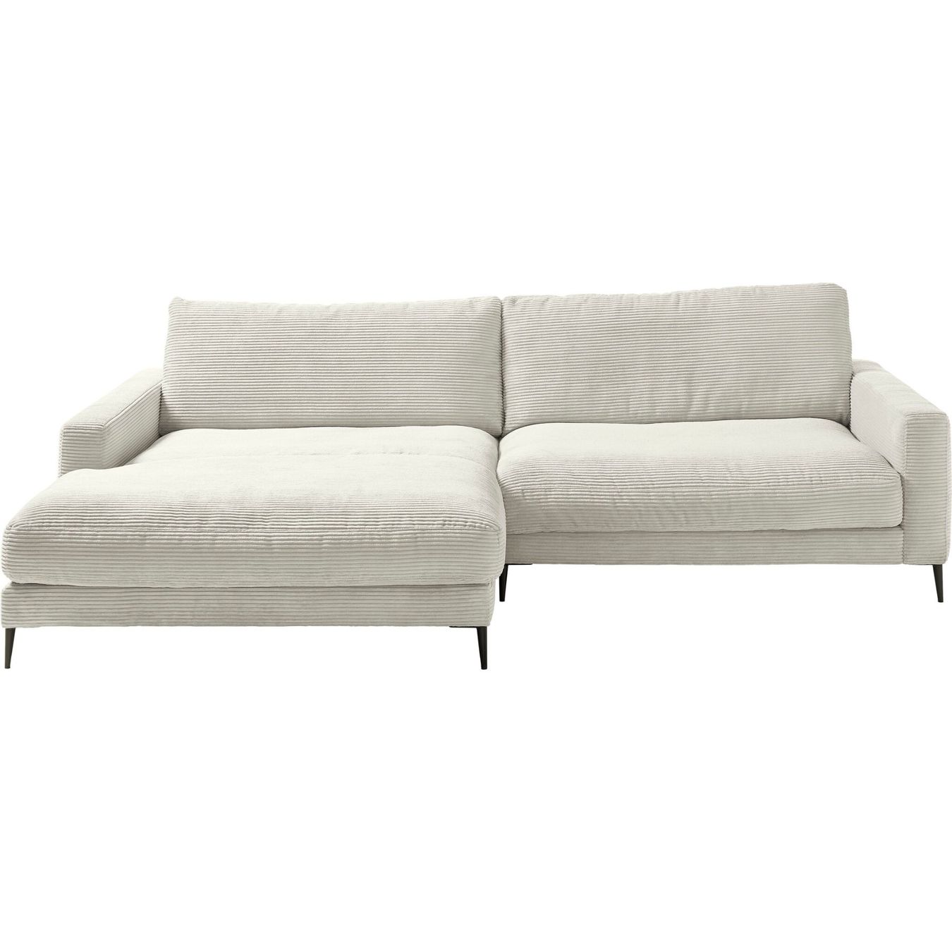 Sofas: Ecksofa  Uptown in Cord Snow links – Neu und originalverpackt aus Bischofszell von deluxe-moebel 1