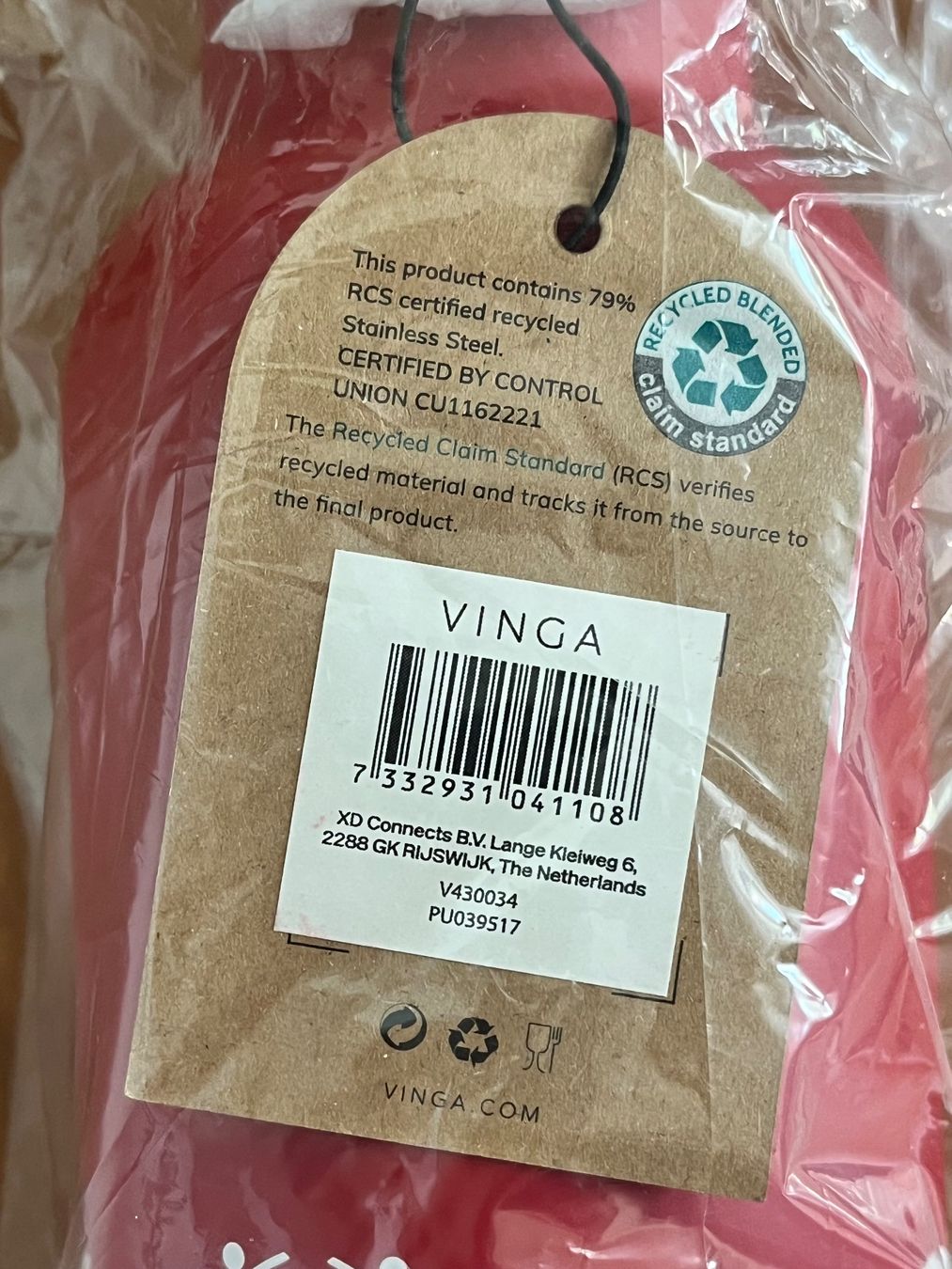 Borracce & Thermos: Vinga Ciro Recycelt 800ml Isolierte Wasserflasche – Nuovo e nell'imballaggio originale da Bern venduto da dan_y2vq 3