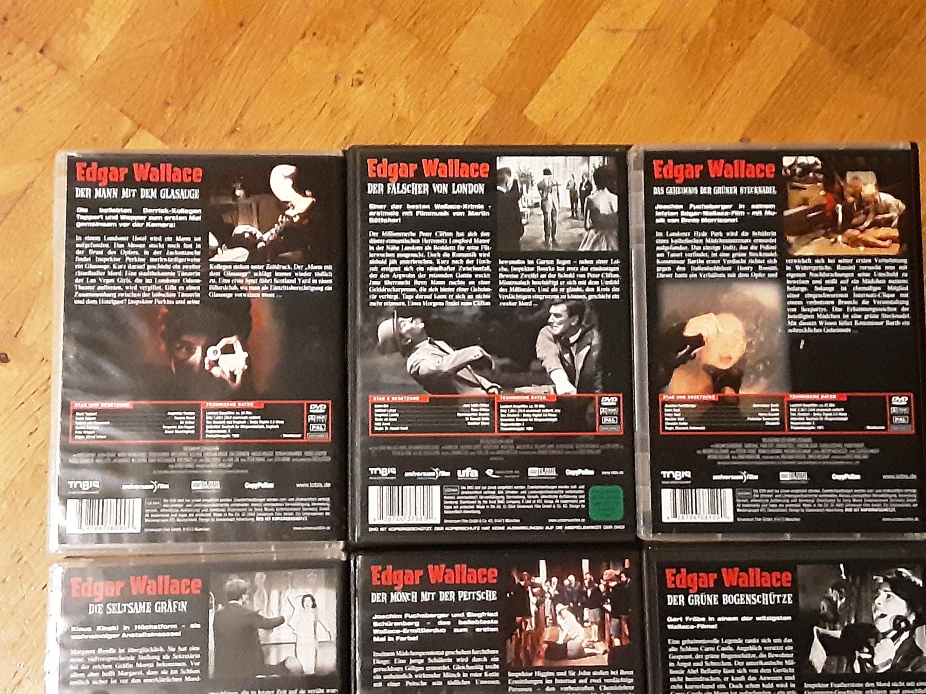 Tutti i DVDs: Edgar Wallace - 6 Filme – Usato da Wallisellen venduto da Sawr 2