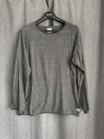 Pullover Paul Kehl grau Langarm Rundhals Grösse XL
