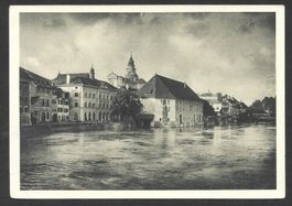 Solothurn Aarequai Landhaus Schweiz. Unteroffizierstage 1929