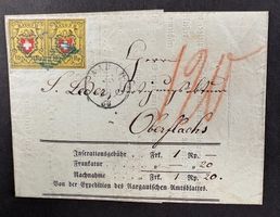 FALTBRIEF SCHWEIZ RAYON II IN PAAR