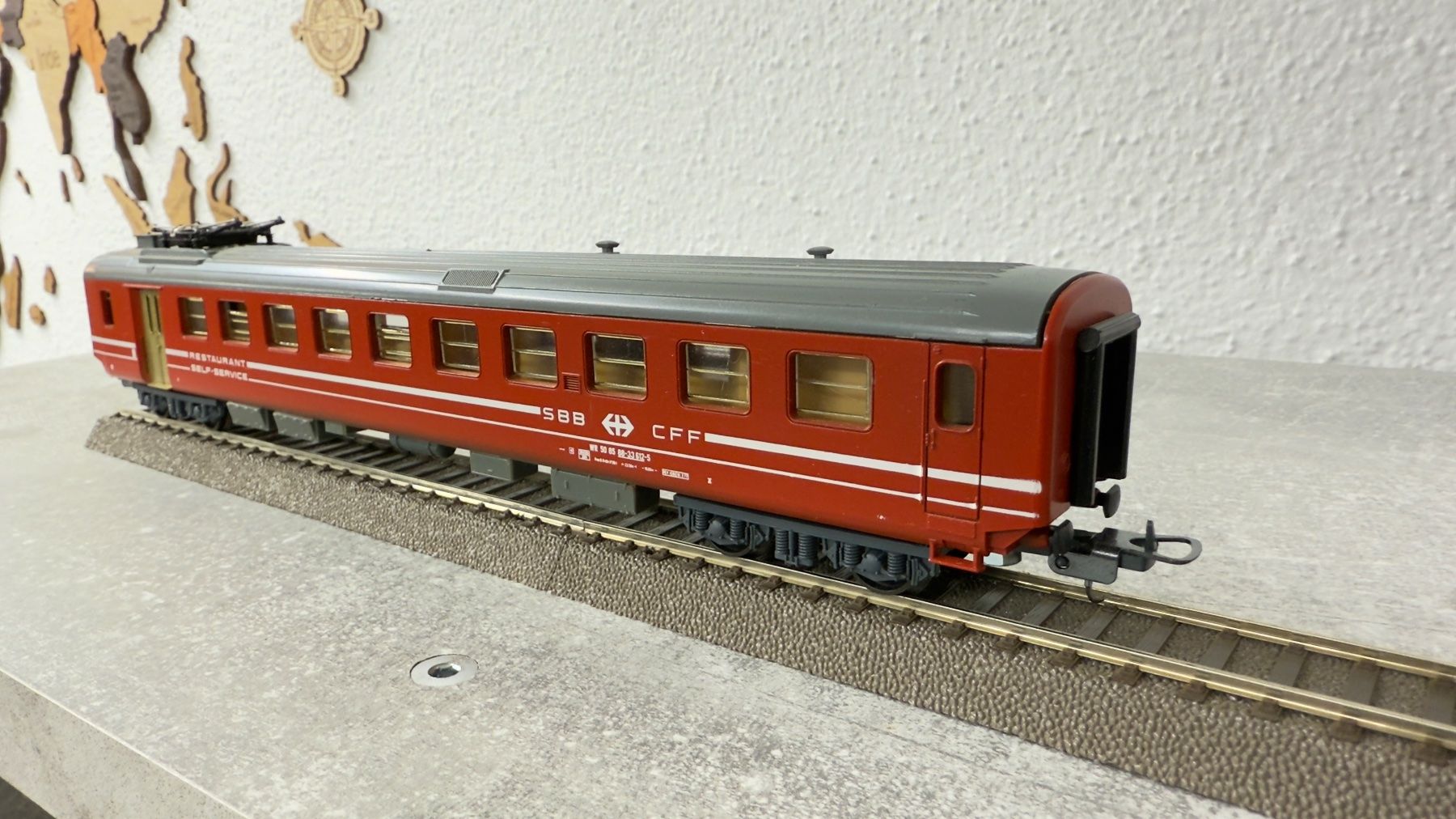 Lima Modellini di ferrovie: Lima Speisewagen H0 / DC in OVP – Usato da Schlieren venduto da rat_lq6b 4