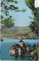 Chateau de Chillon et vue sur Montreux