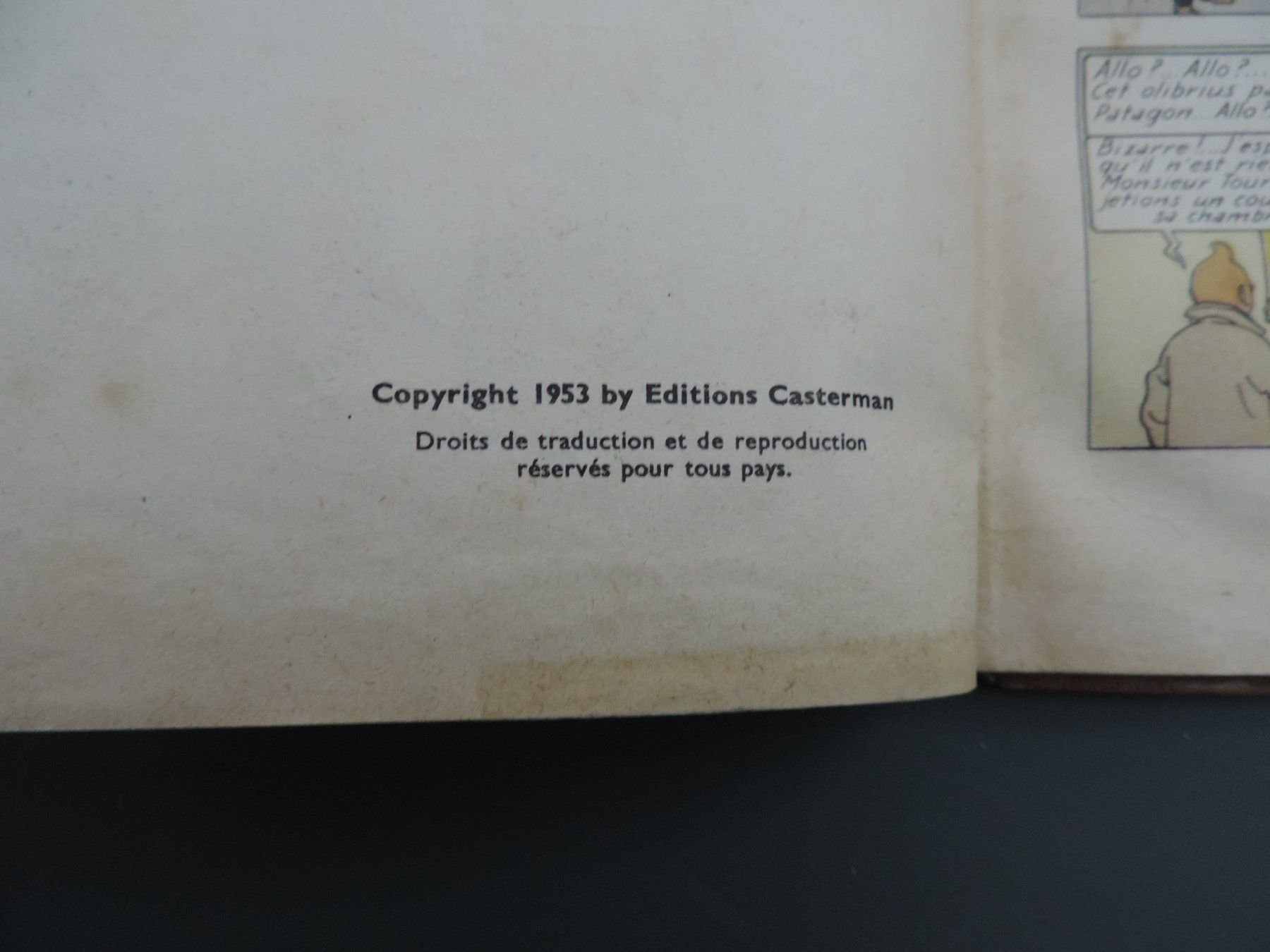 Fumetti: TINTIN  EO Belge 1953 Objectif Lune – Usato da Remetschwil venduto da shalpe 7