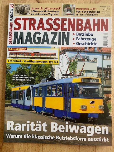 Zeitschriften & Magazine: STRASSENBAHN MAGAZINE 2015, Deutschland – Gebraucht aus Meilen von jon_7mkz 6