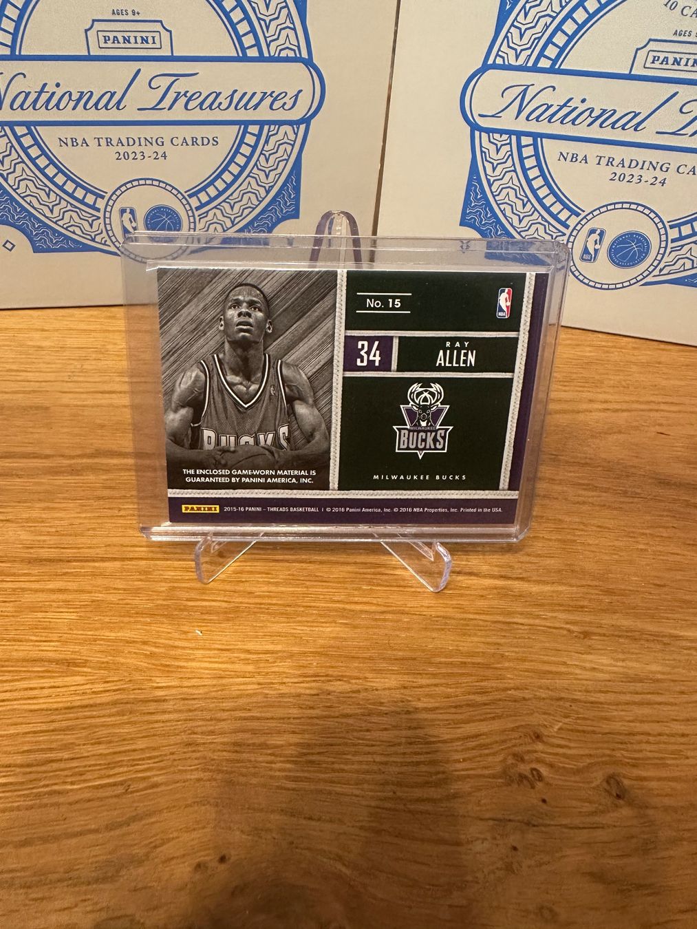 Nba Carte collezionabili: NBA Ray Allen Panini Threads 2013-14 patch – Usato da Vullierens venduto da Gaara04 1