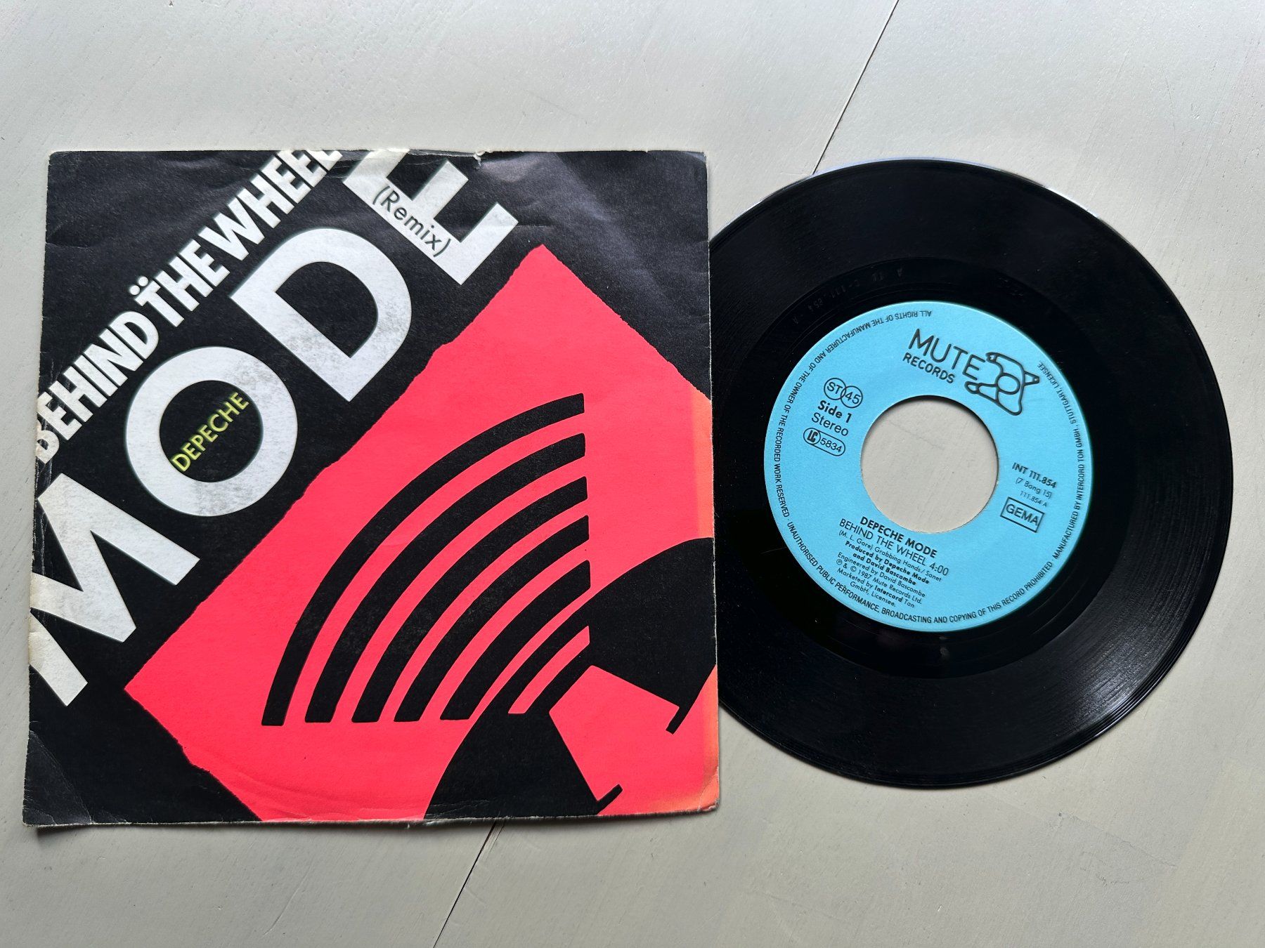 Dischi in vinile: DEPECHE MODE rare Single Behind the wheel Kult Synth 80's – Usato da Basel venduto da Partridge