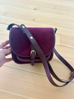 Sac SEZANE bordeau velours