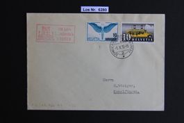 F Brief sauber gestempelt und mit Sonderstemp. 1938 Los 6280