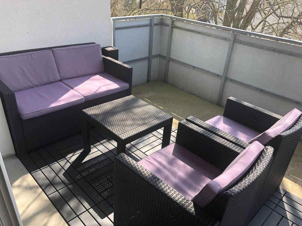 Rattan Lounge + Ersatzkissen Set Kaufen auf Ricardo