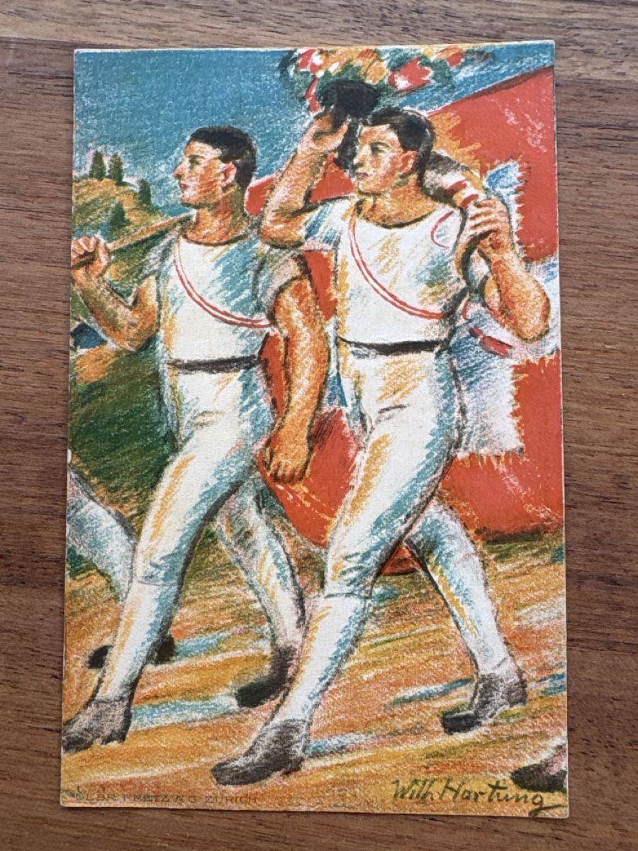 Tous les timbres: Postkarte Bundesfeier 1. August 1920 Turner – Neuf (Voir description) à Bern par Mascetti 1