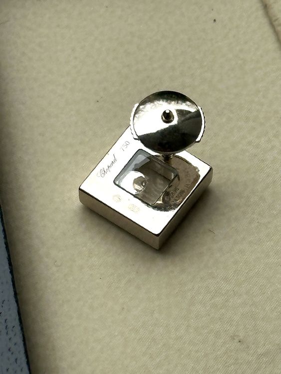 Chopard Orecchini pendenti & Orecchini a lobo: Chopard Ohrstecker Happy Diamonds Gold mit 34 Brillanten – Usato da Winterthur venduto da YSCHU 4