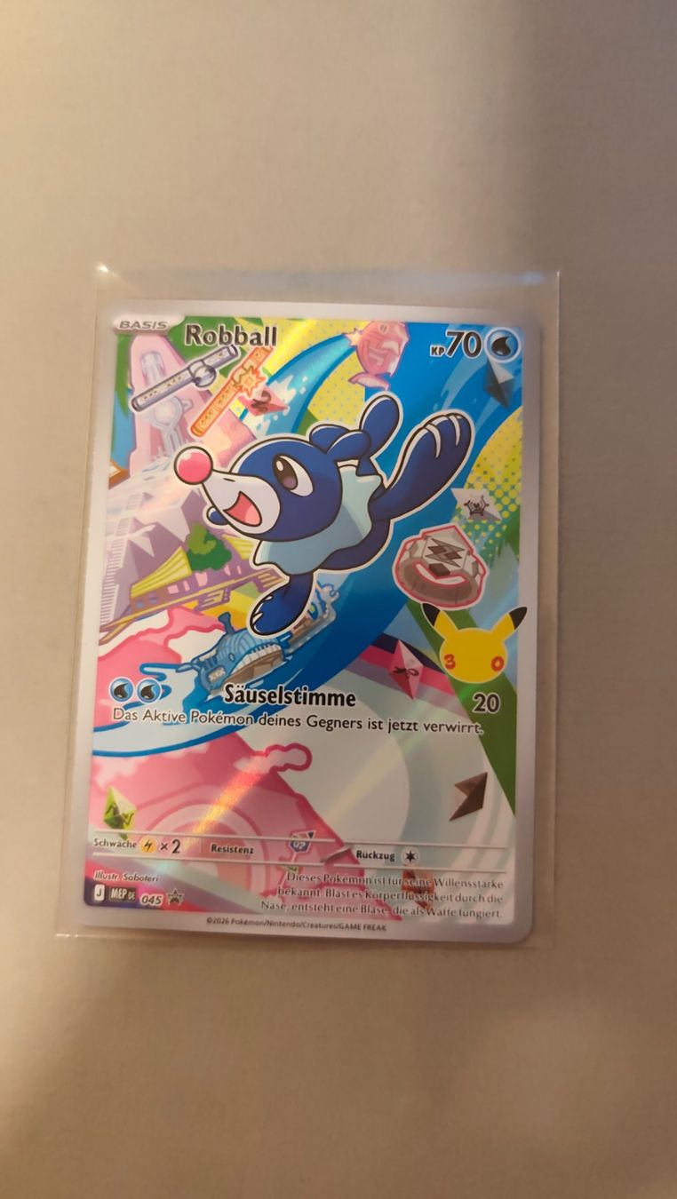 Pokémon Sammelbilder & Trading cards: Robball / Popplio  Promo – Gebraucht aus Kehrsatz von Riyouu 1